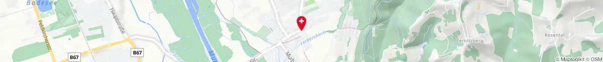 Kartendarstellung des Standorts für Apotheke Fernitz in 8072 Fernitz